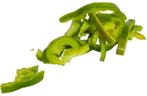 Paprika groen julienne 10mm 1kg